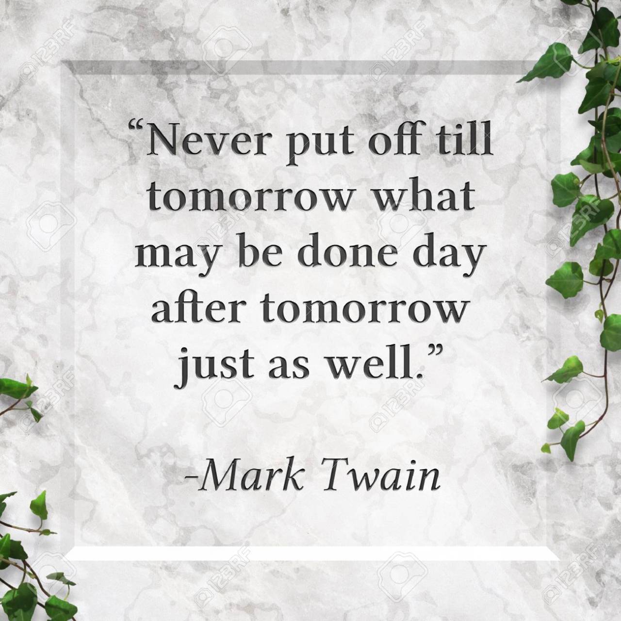 Marble Quote Social Media Banner