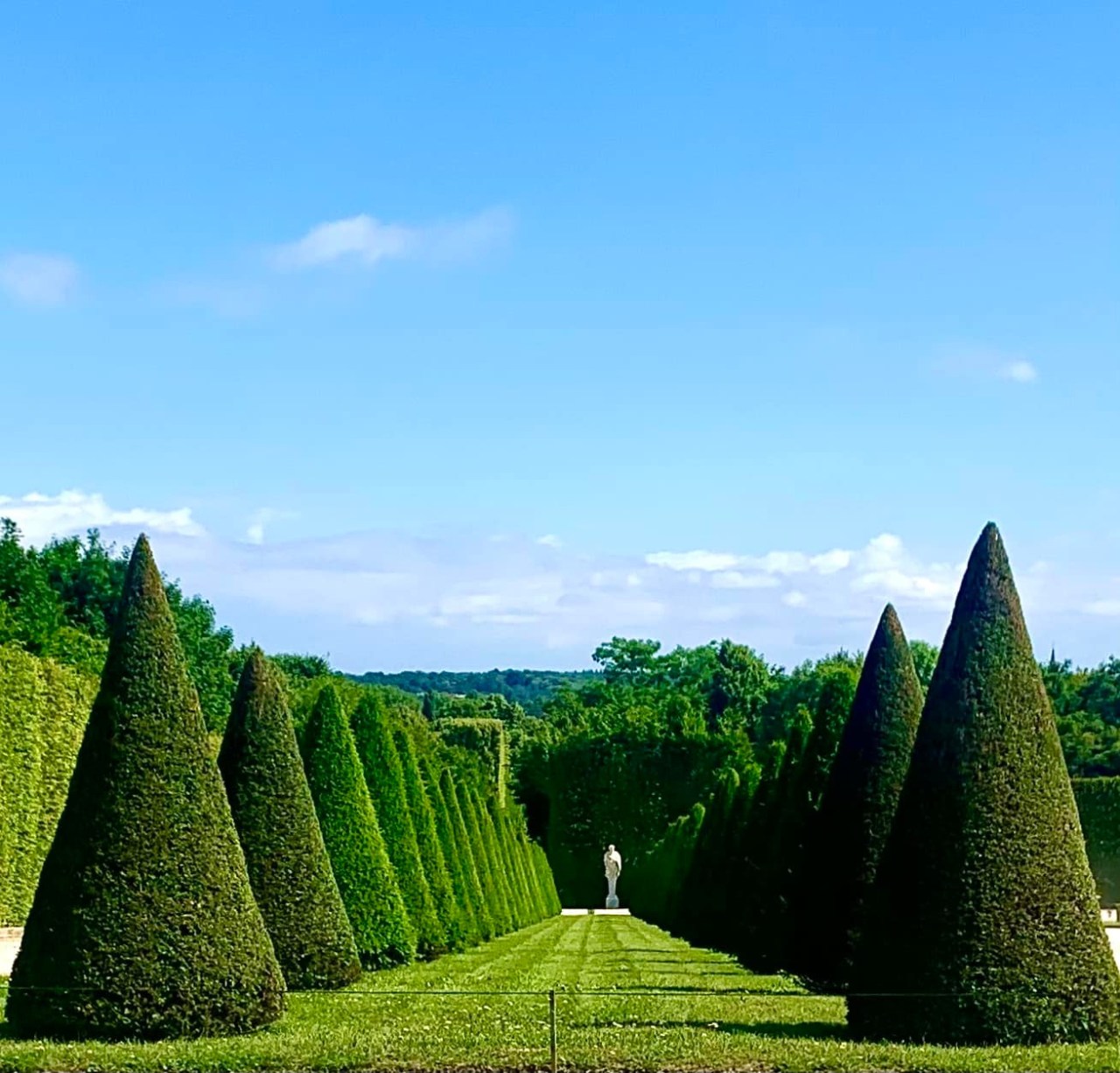 The gardens at Chateau de Versailles